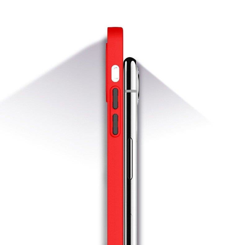 Pokrowiec etui silikonowe Milky Case czerwone APPLE iPhone 13 / 7
