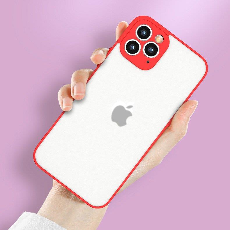 Pokrowiec etui silikonowe Milky Case czerwone APPLE iPhone 13 / 8