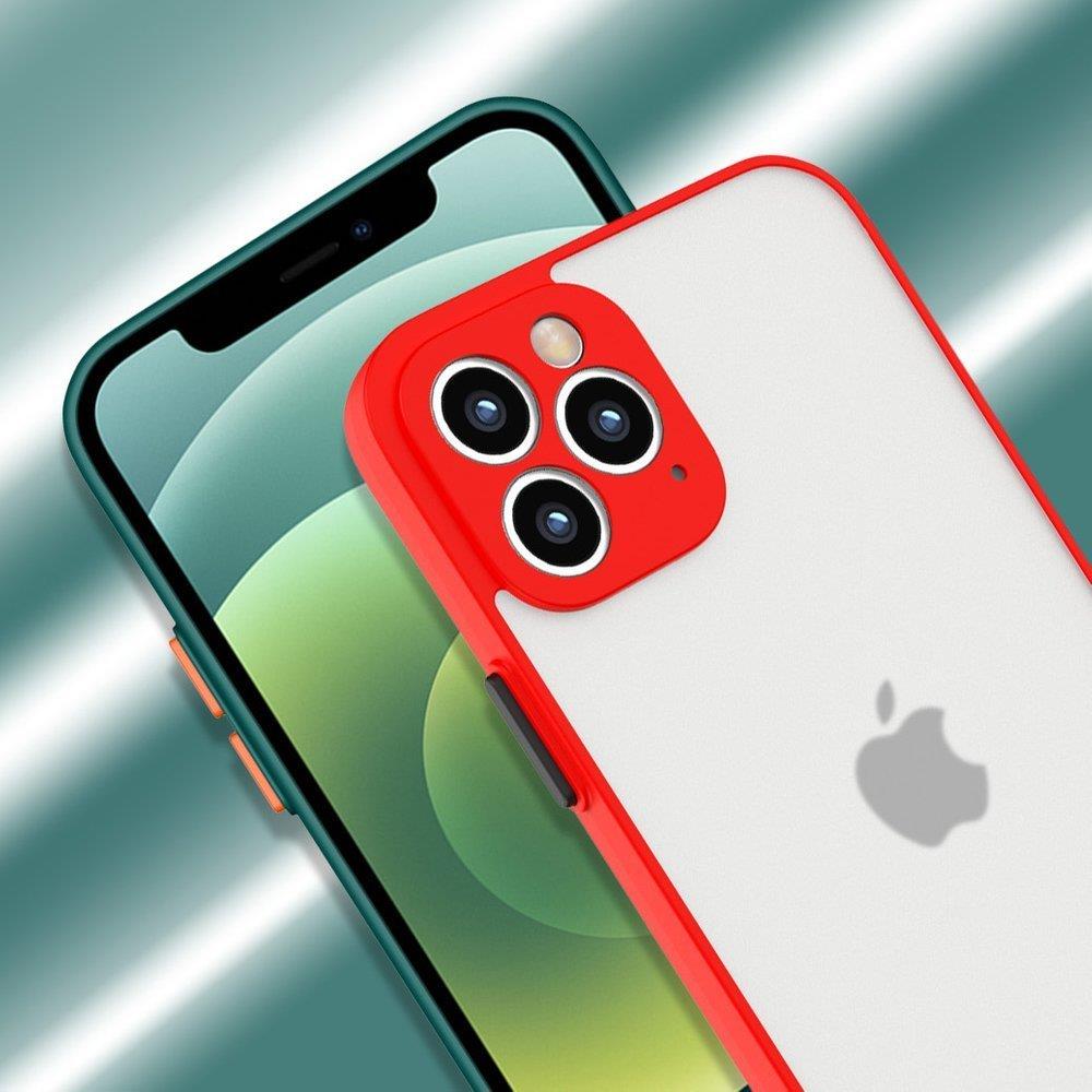 Pokrowiec etui silikonowe Milky Case czerwone APPLE iPhone 13 Pro / 10