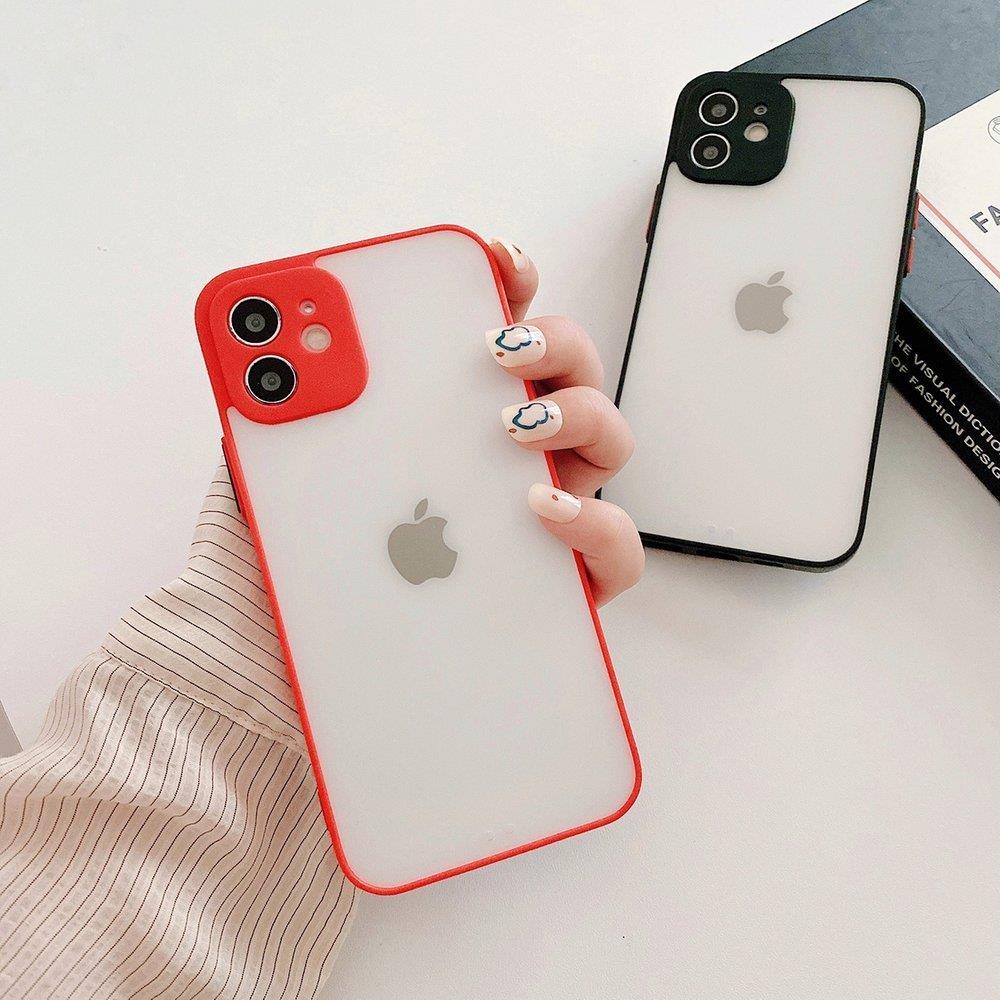 Pokrowiec etui silikonowe Milky Case czerwone APPLE iPhone 13 Pro / 4