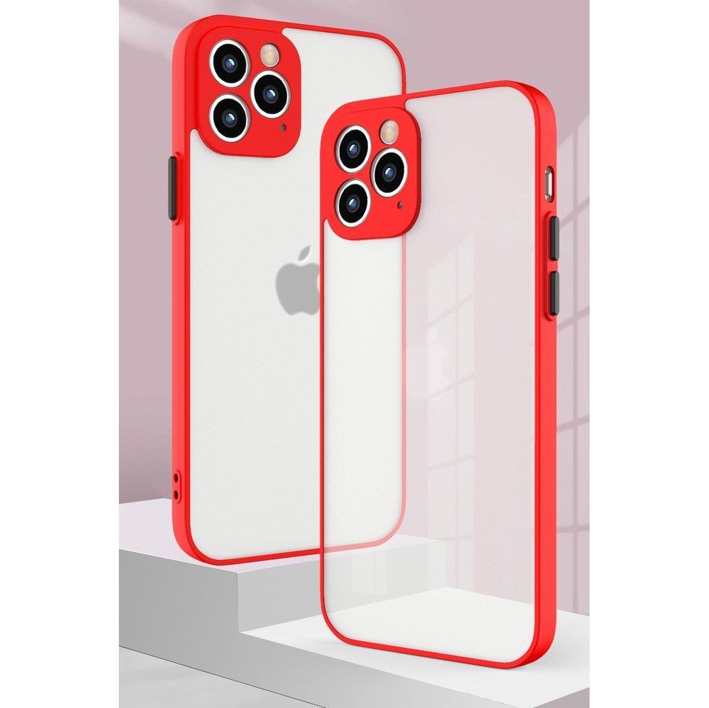 Pokrowiec etui silikonowe Milky Case czerwone APPLE iPhone 13 Pro / 6