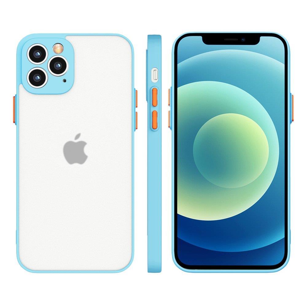 Pokrowiec etui silikonowe Milky Case niebieskie APPLE iPhone 12 Pro