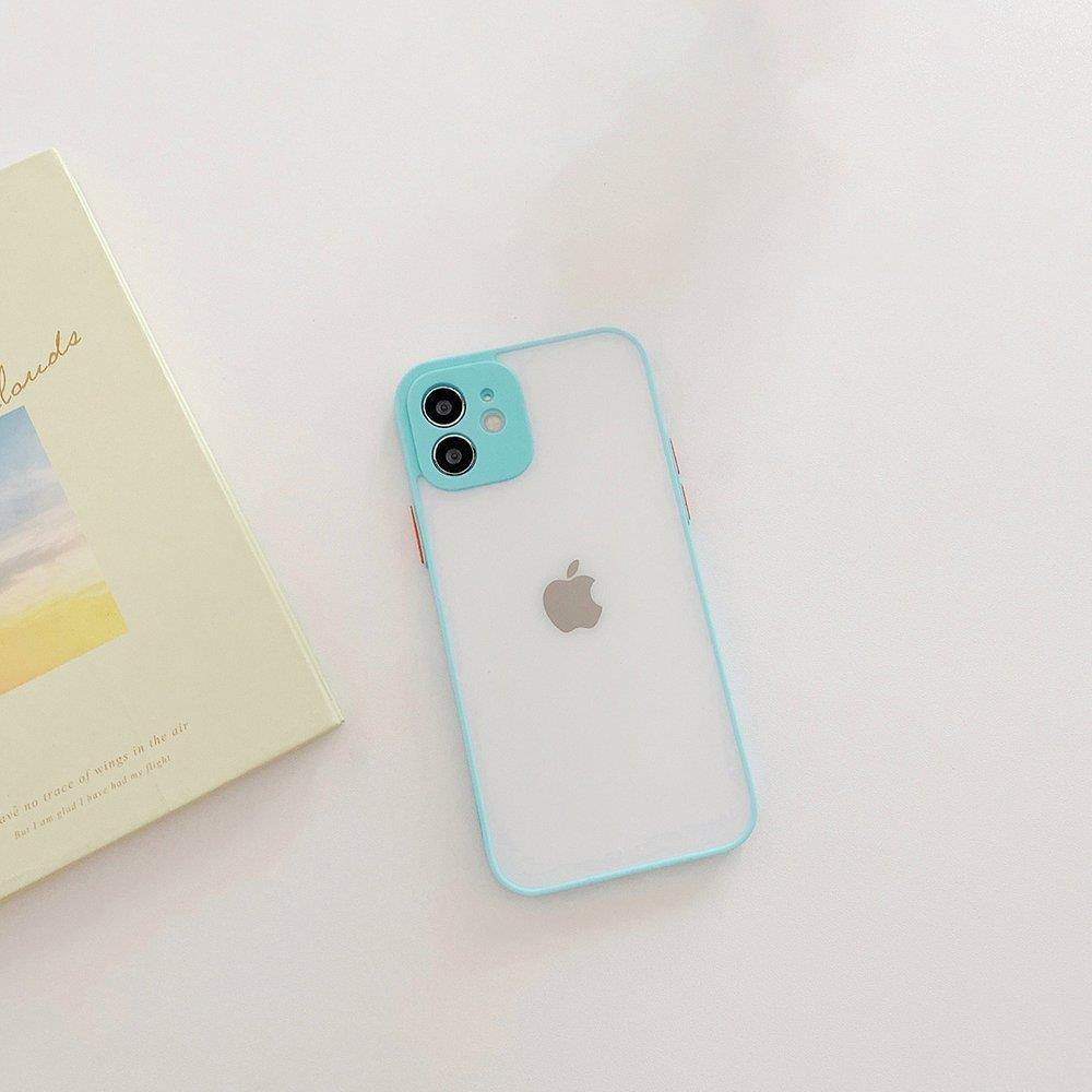 Pokrowiec etui silikonowe Milky Case niebieskie APPLE iPhone 12 Pro / 2