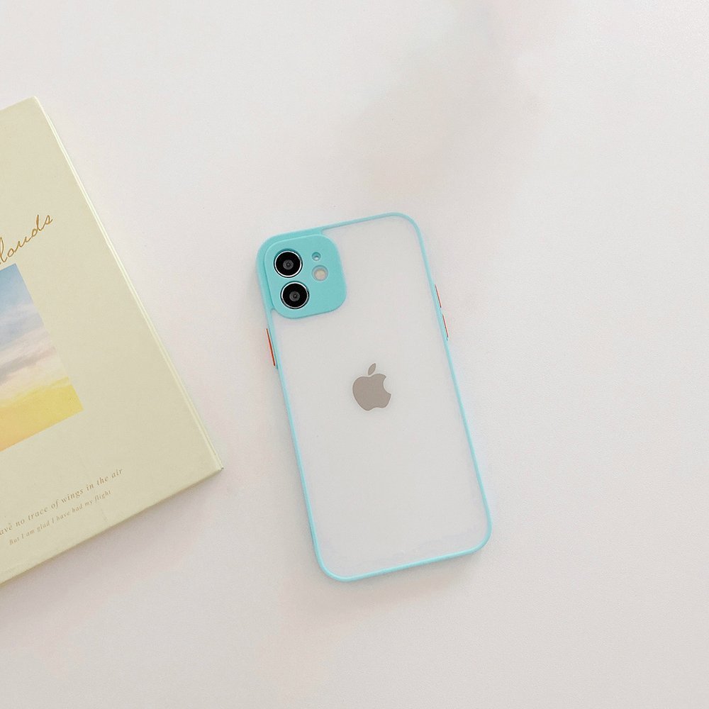 Pokrowiec etui silikonowe Milky Case niebieskie APPLE iPhone 12 Pro Max / 2