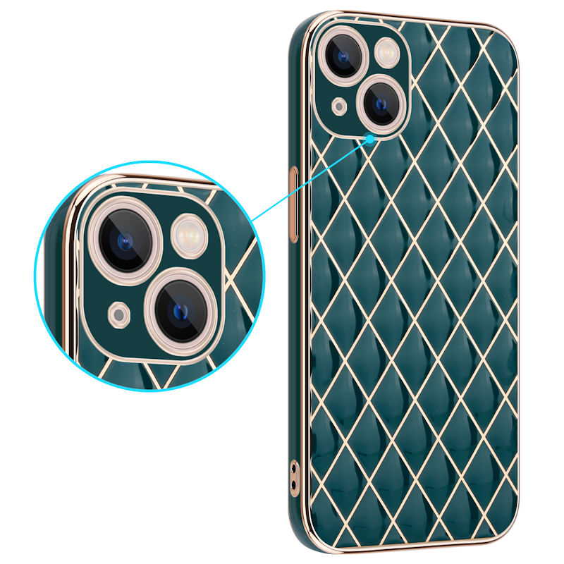 Pokrowiec etui silikonowe MX Luxury zielone APPLE iPhone 12 / 2