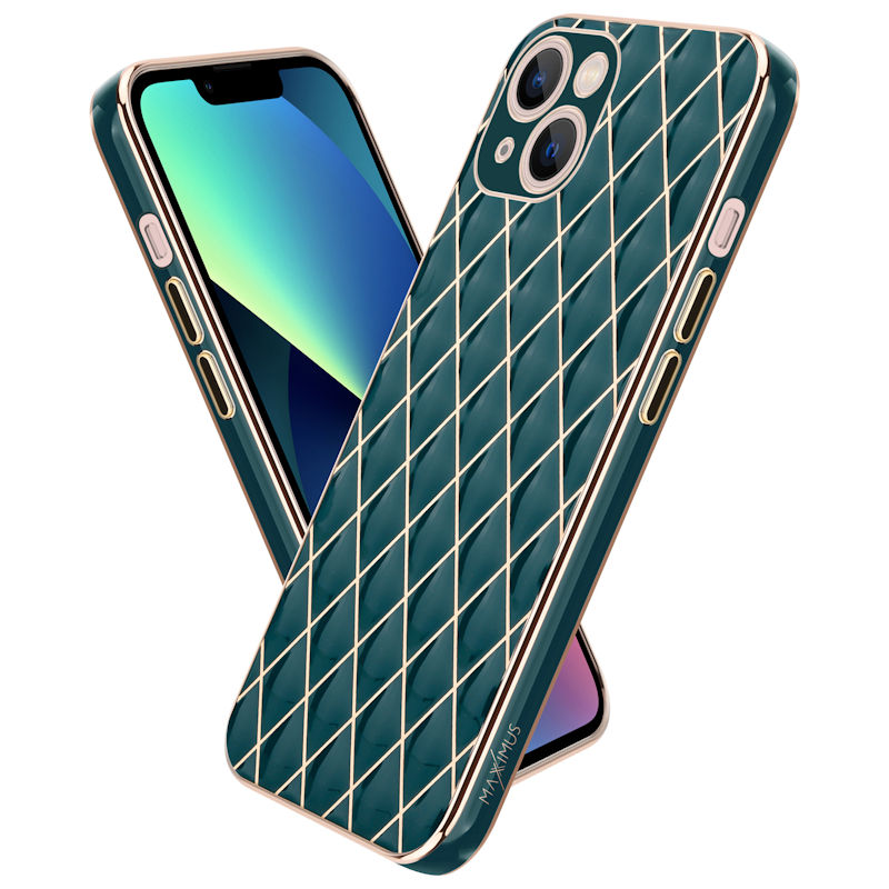 Pokrowiec etui silikonowe MX Luxury zielone APPLE iPhone 12 Pro / 3