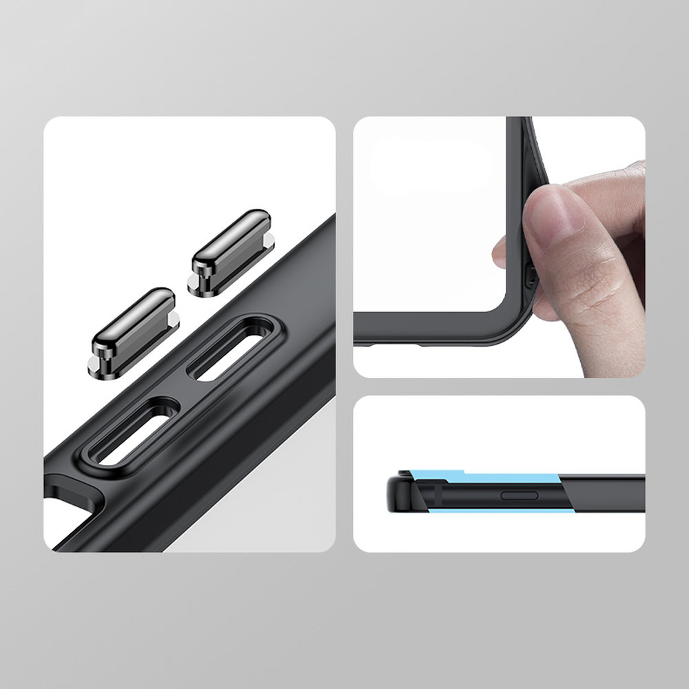 Pokrowiec etui silikonowe pancerne Outer Space Case czerwone APPLE iPhone SE 2020 / 4