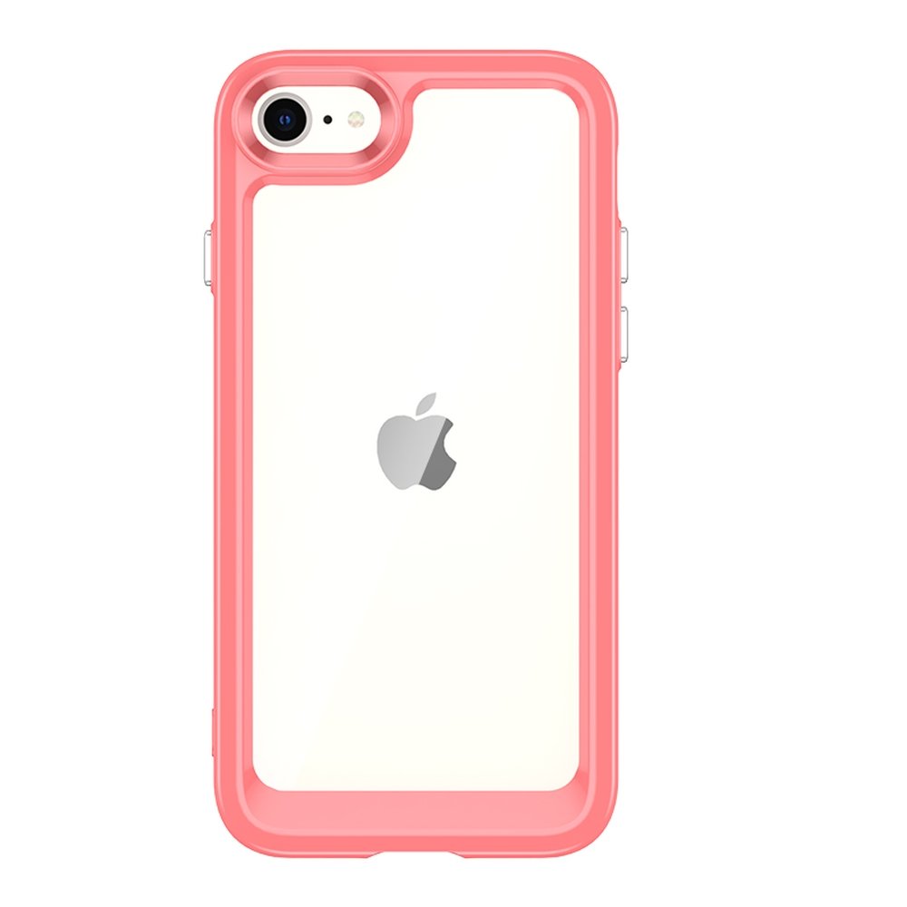 Pokrowiec etui silikonowe pancerne Outer Space Case czerwone APPLE iPhone SE 2022