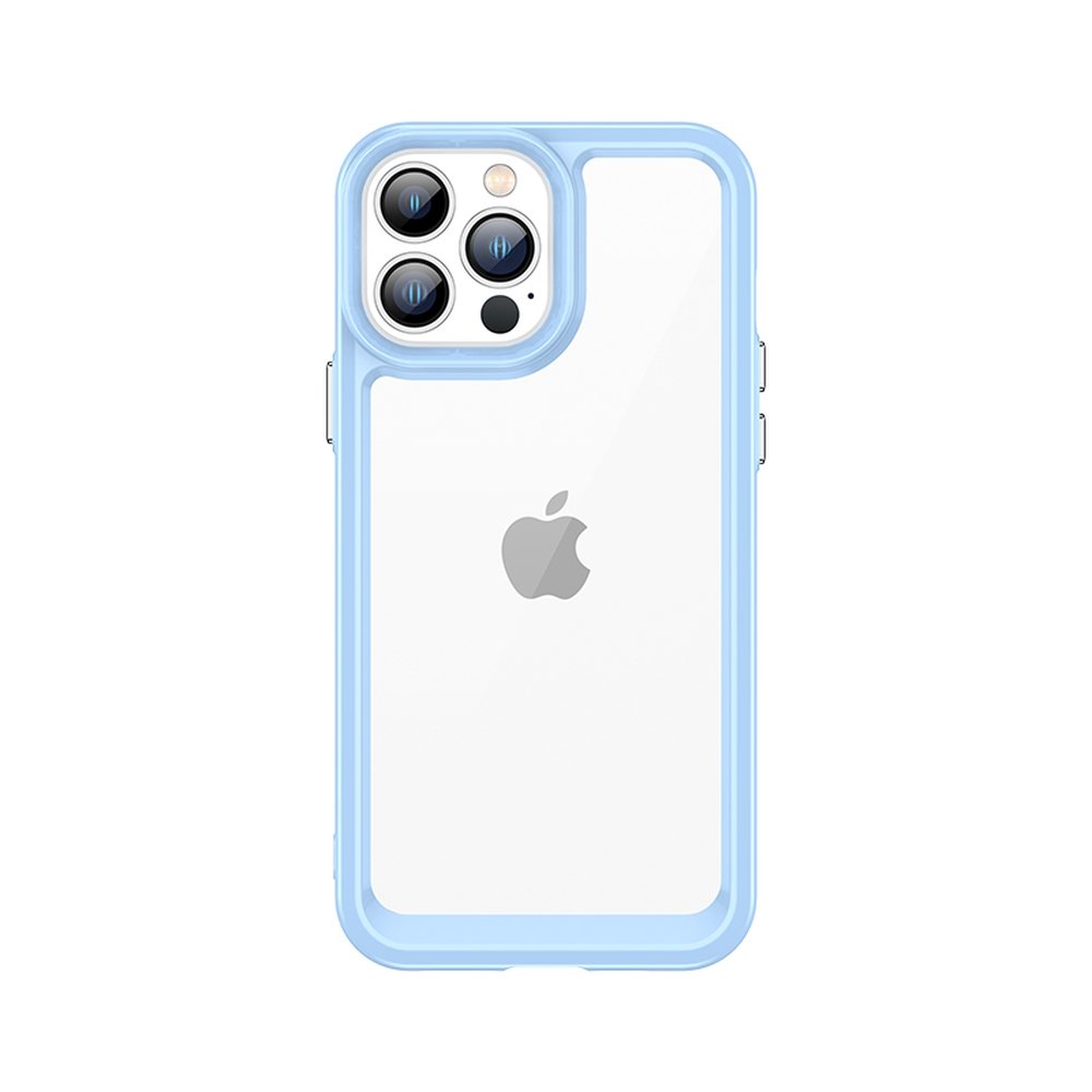Pokrowiec etui silikonowe pancerne Outer Space Case niebieskie APPLE iPhone 12 Pro