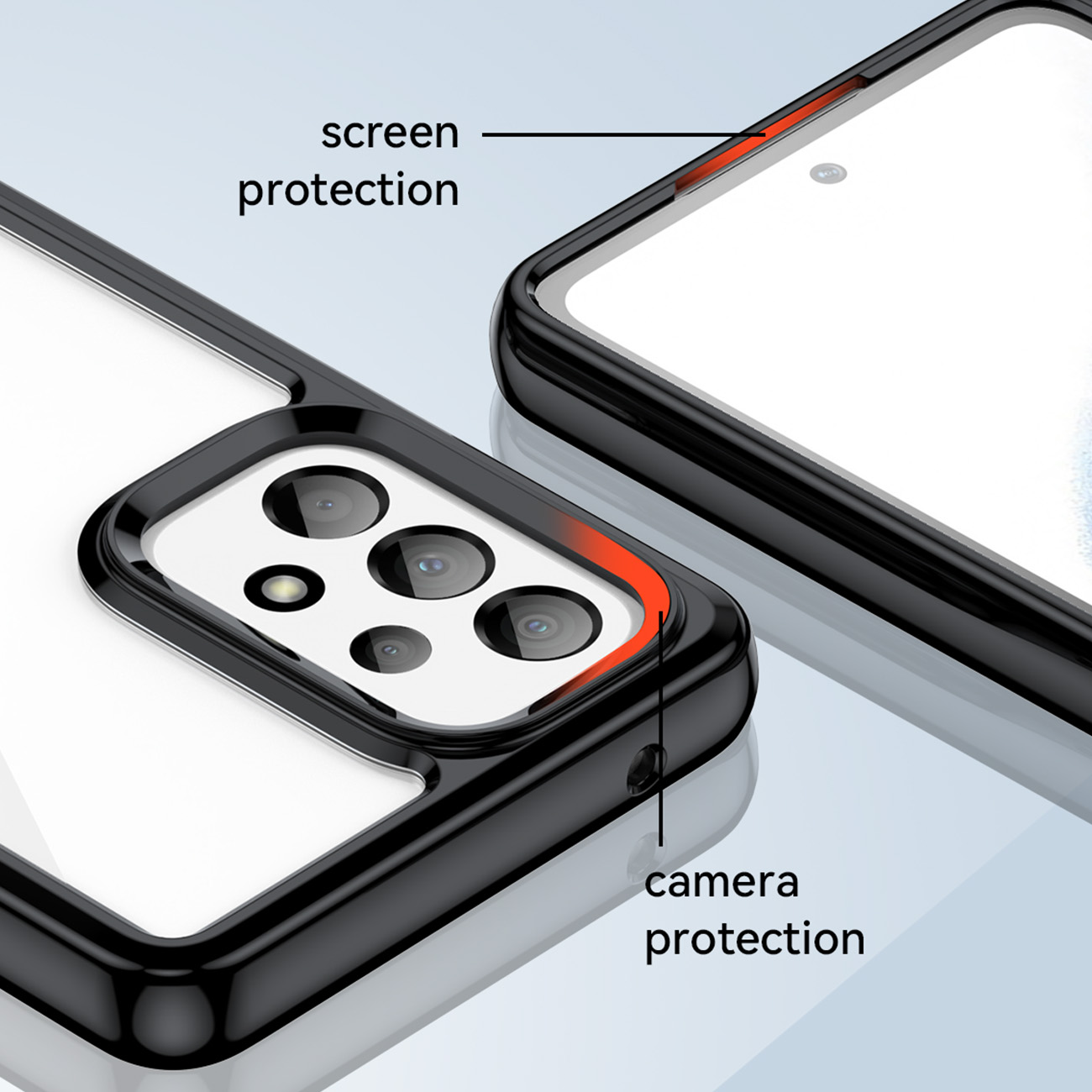 Pokrowiec etui silikonowe pancerne Outer Space Case niebieskie SAMSUNG Galaxy A53 5G / 11