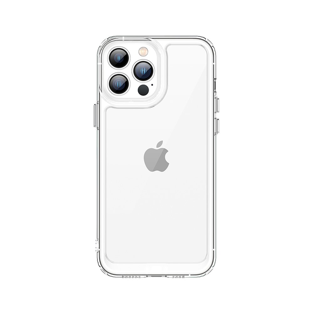 Pokrowiec etui silikonowe pancerne Outer Space Case przeroczyste APPLE iPhone 12 Pro