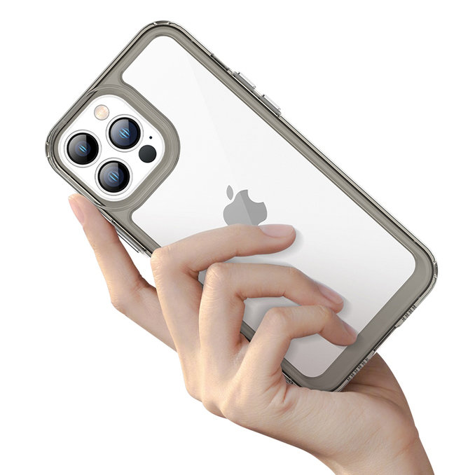 Pokrowiec etui silikonowe pancerne Outer Space Case przeroczyste APPLE iPhone 13 Pro Max / 11