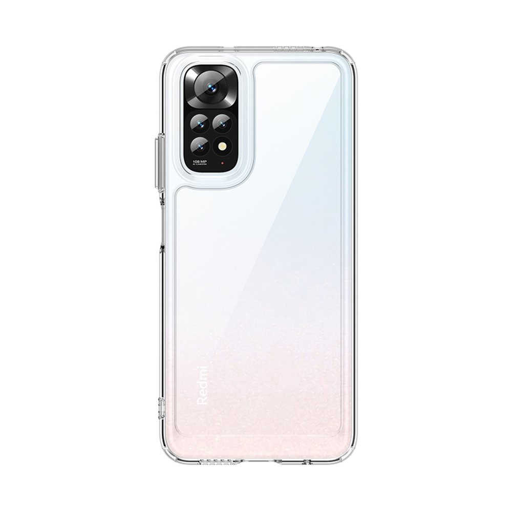 Pokrowiec etui silikonowe pancerne Outer Space Case przeroczyste Xiaomi Redmi Note 11