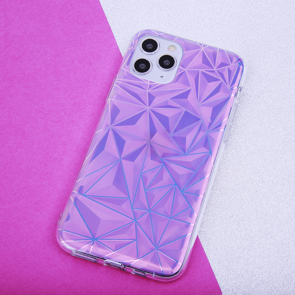 Pokrowiec etui silikonowe Prism Neo fioletowe APPLE iPhone 13 / 5