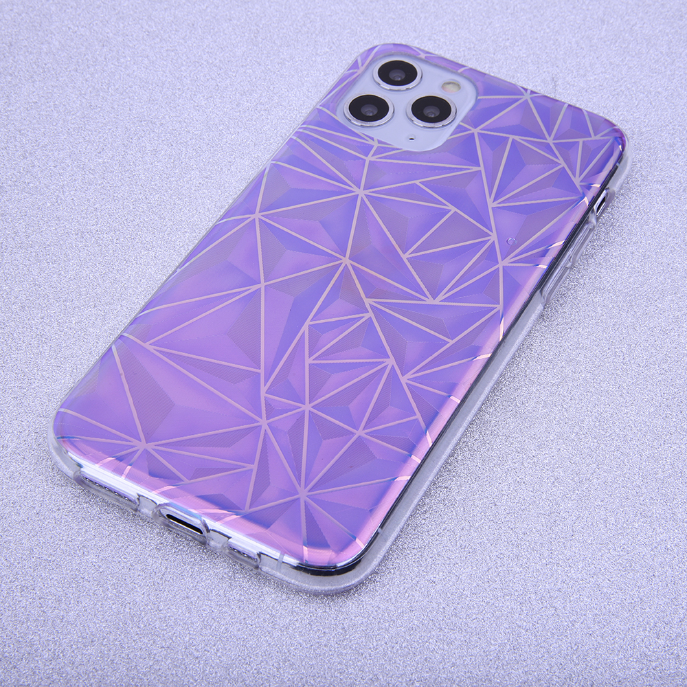 Pokrowiec etui silikonowe Prism Neo fioletowe APPLE iPhone X / 2