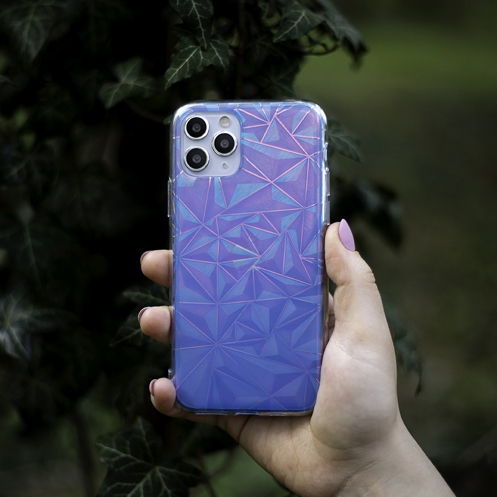 Pokrowiec etui silikonowe Prism Neo niebieskie APPLE iPhone XS / 4