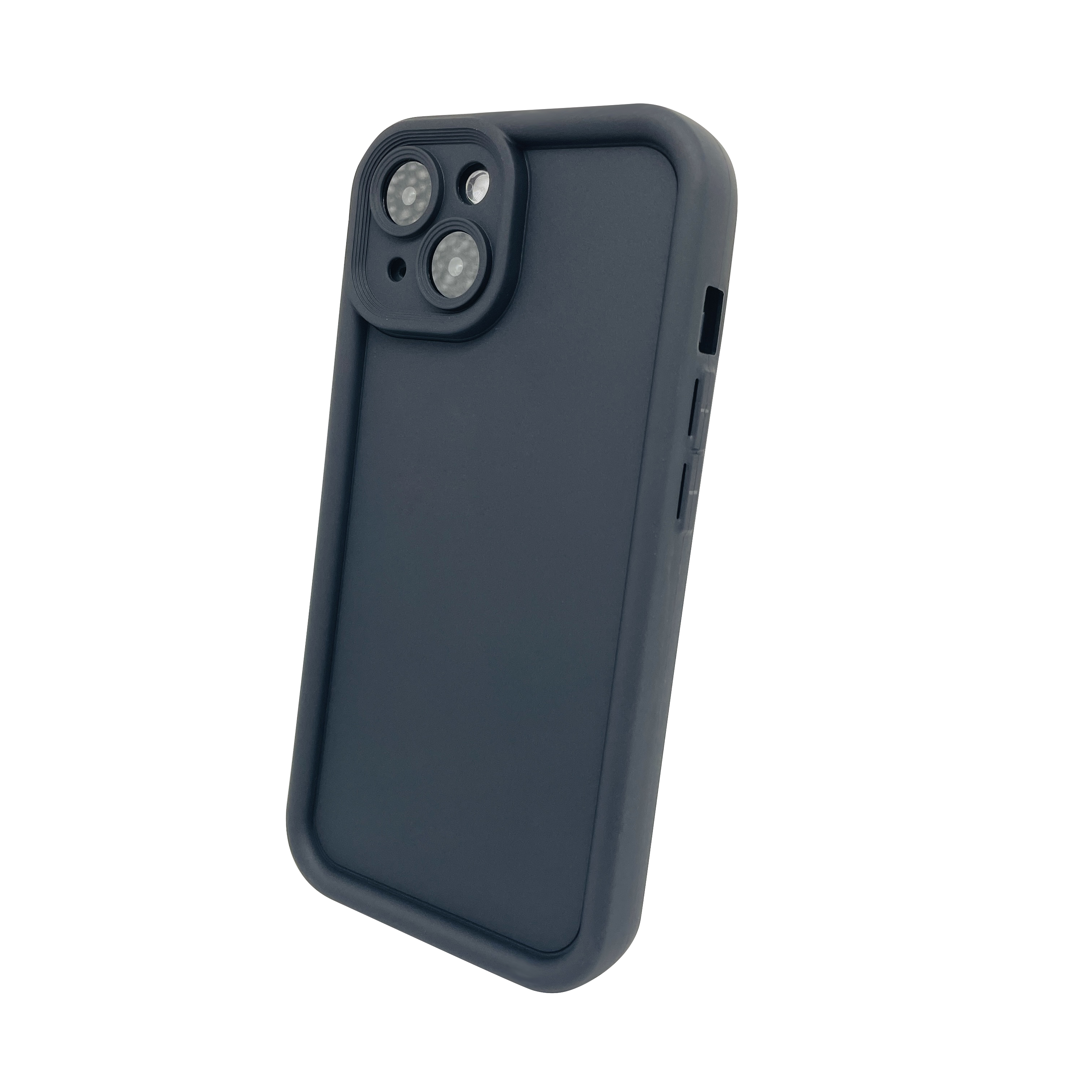 Pokrowiec etui silikonowe RIM czarne APPLE iPhone 15 Pro / 4