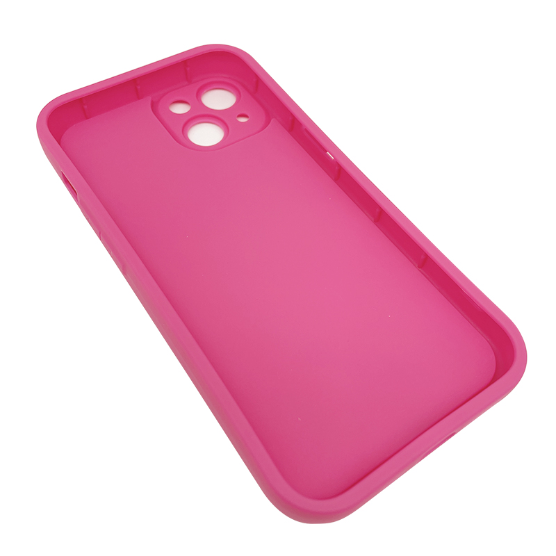 Pokrowiec etui silikonowe RIM r�owe APPLE iPhone 15 Pro / 5