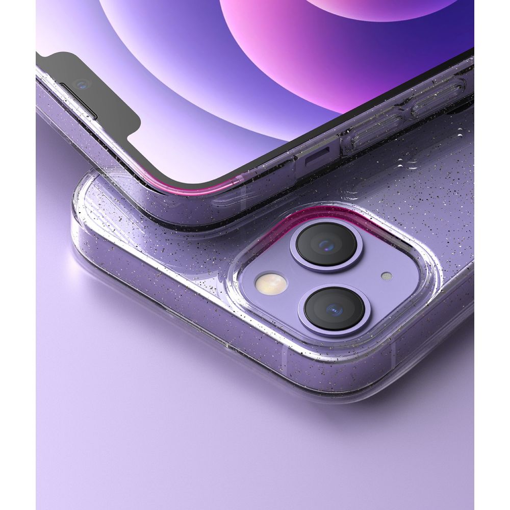 Pokrowiec etui silikonowe Ringke Air Glitter przeroczyste APPLE iPhone 13 / 3