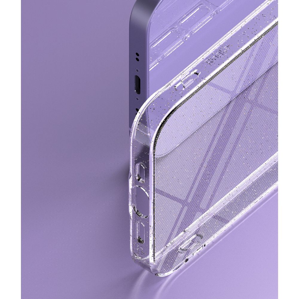 Pokrowiec etui silikonowe Ringke Air Glitter przeroczyste APPLE iPhone 13 / 5