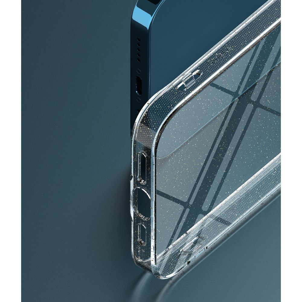 Pokrowiec etui silikonowe Ringke Air Glitter przeroczyste APPLE iPhone 13 Pro / 5