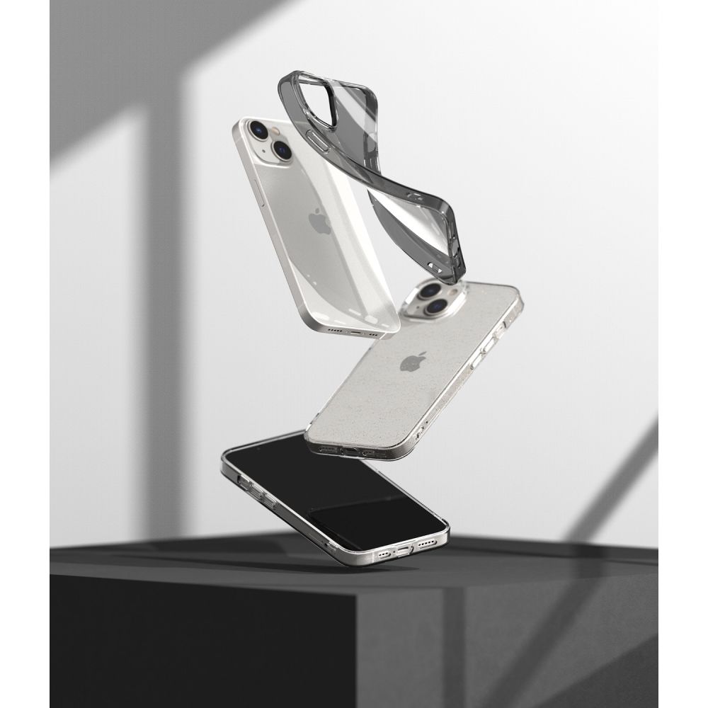 Pokrowiec etui silikonowe Ringke Air Glitter przeroczyste APPLE iPhone 14 Plus / 8