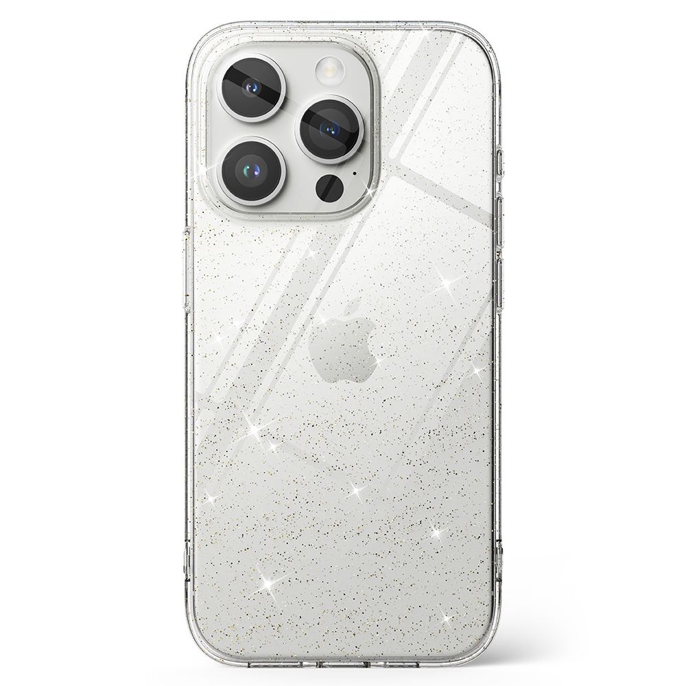 Pokrowiec etui silikonowe Ringke Air Glitter przeroczyste APPLE iPhone 15 Pro / 3