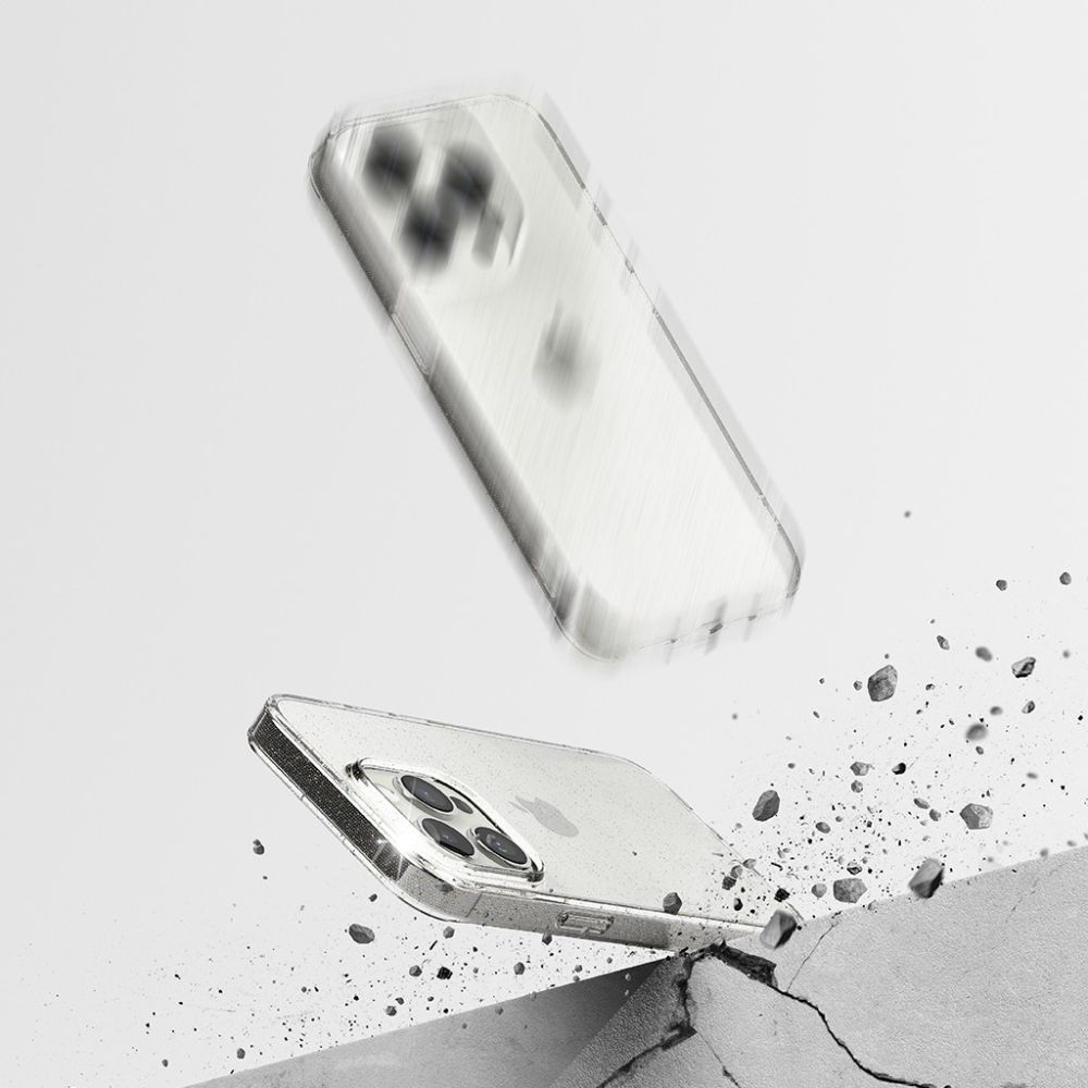 Pokrowiec etui silikonowe Ringke Air Glitter przeroczyste APPLE iPhone 15 Pro / 7