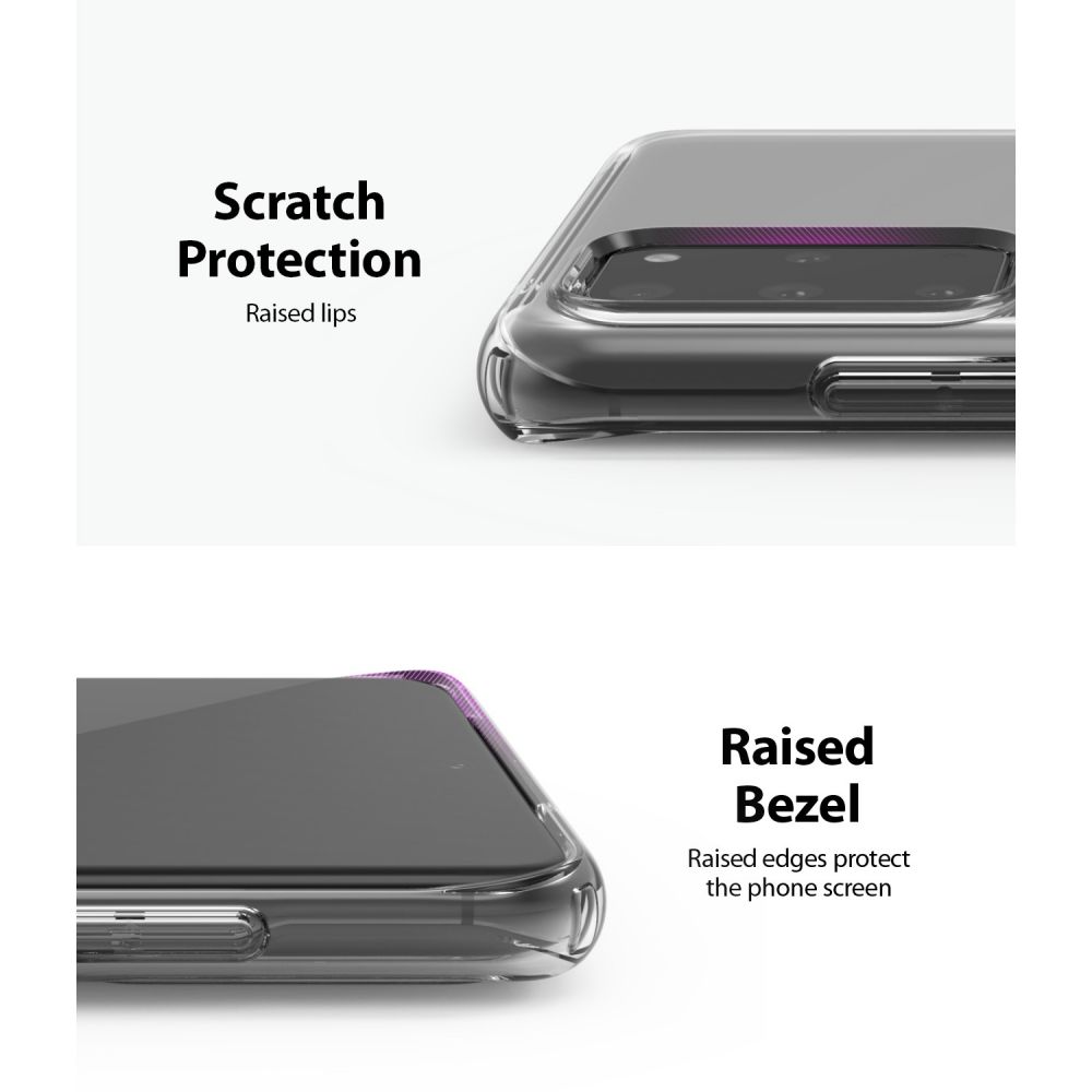 Pokrowiec etui silikonowe Ringke Air Prze�roczyste SAMSUNG Galaxy S20+ / 7