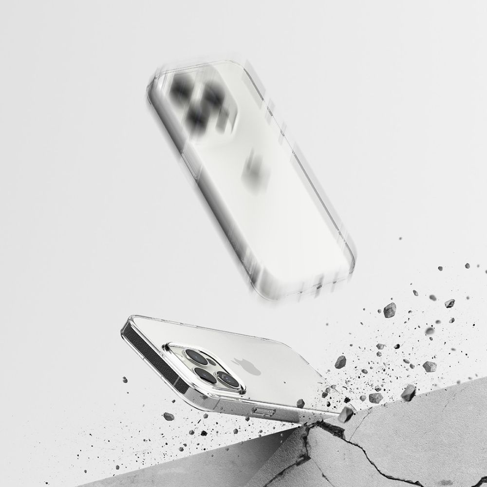 Pokrowiec etui silikonowe Ringke Air przeroczyste APPLE iPhone 15 Pro / 6