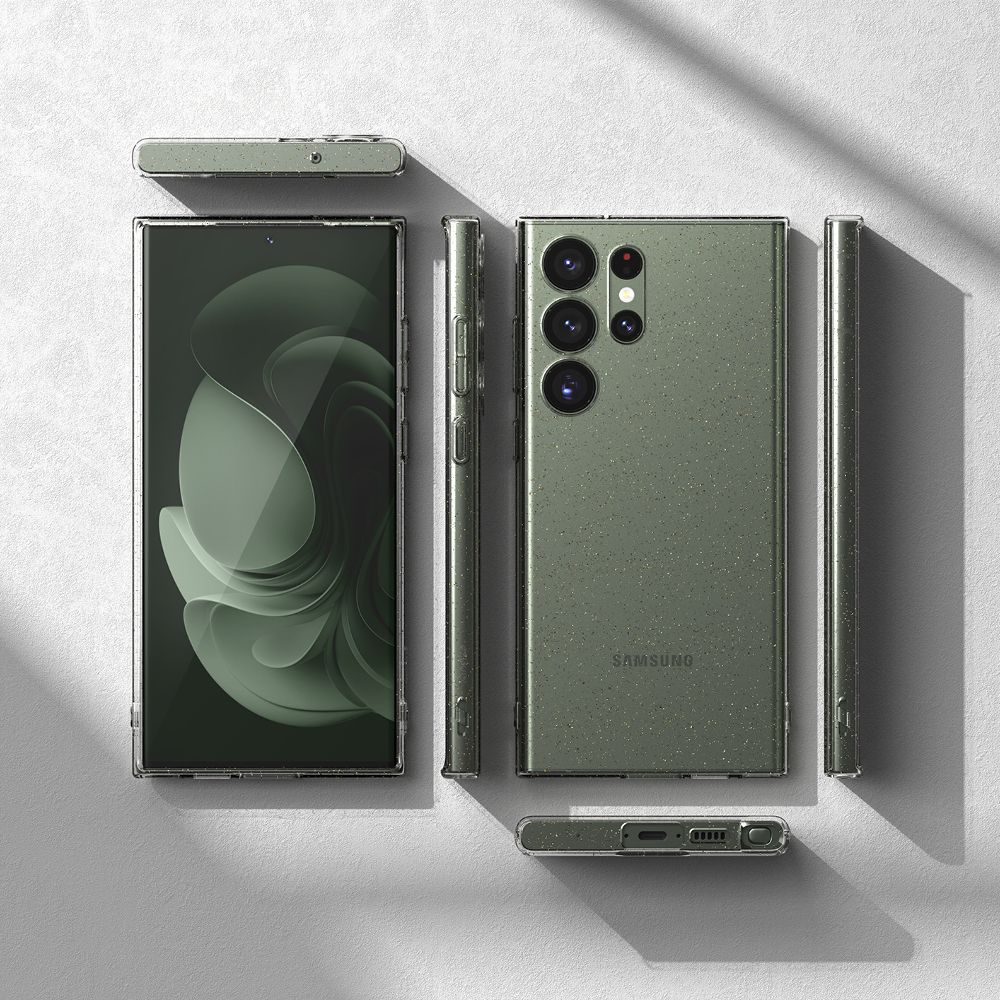 Pokrowiec etui silikonowe Ringke Air przeroczyste SAMSUNG Galaxy S23 Ultra / 7