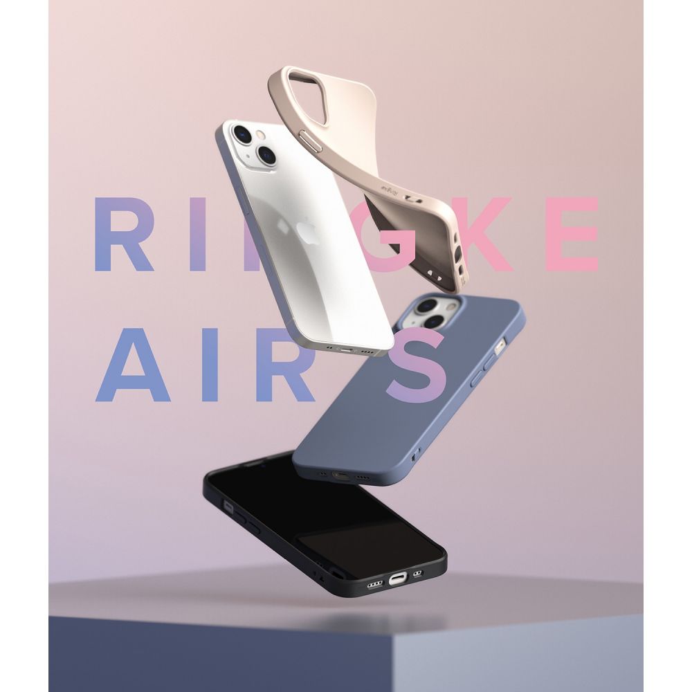 Pokrowiec etui silikonowe Ringke Air S czarne APPLE iPhone 13 / 8