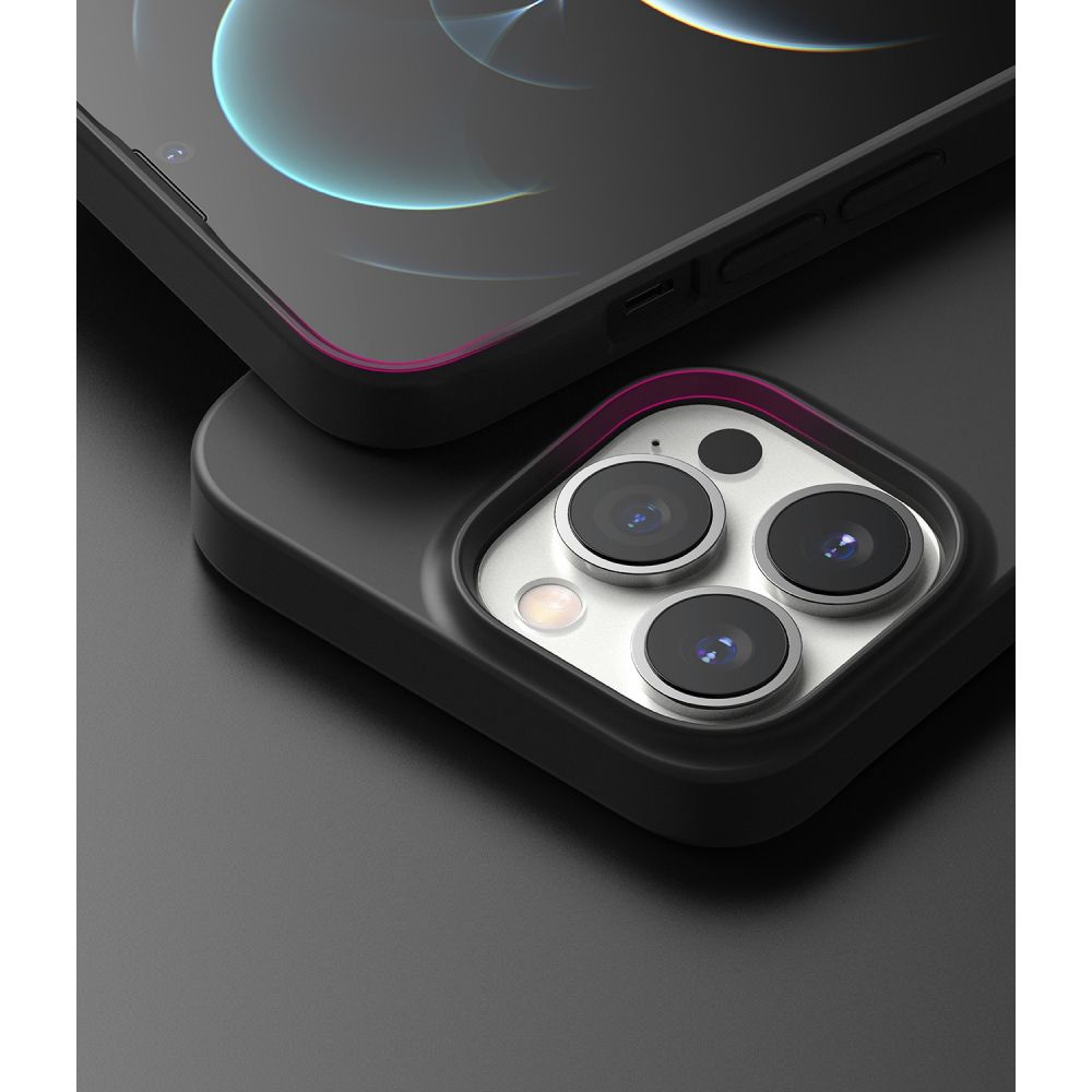 Pokrowiec etui silikonowe Ringke Air S czarne APPLE iPhone 13 Pro Max / 4
