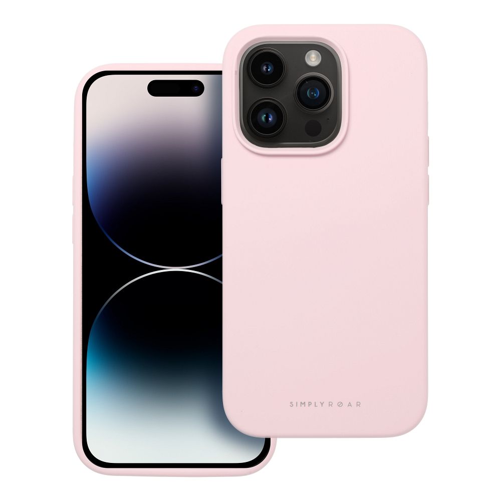 Pokrowiec etui silikonowe Roar Cloud Skin jasnoróżowe APPLE iPhone 15 Plus / 3