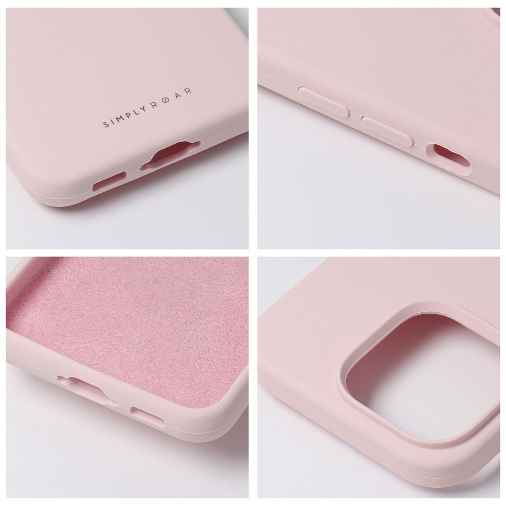 Pokrowiec etui silikonowe Roar Cloud Skin jasnoróżowe APPLE iPhone 15 Plus / 5