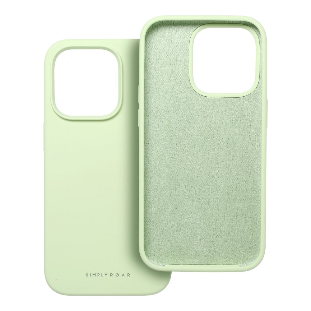 Pokrowiec etui silikonowe Roar Cloud Skin jasnozielone APPLE iPhone 16 Pro Max / 2