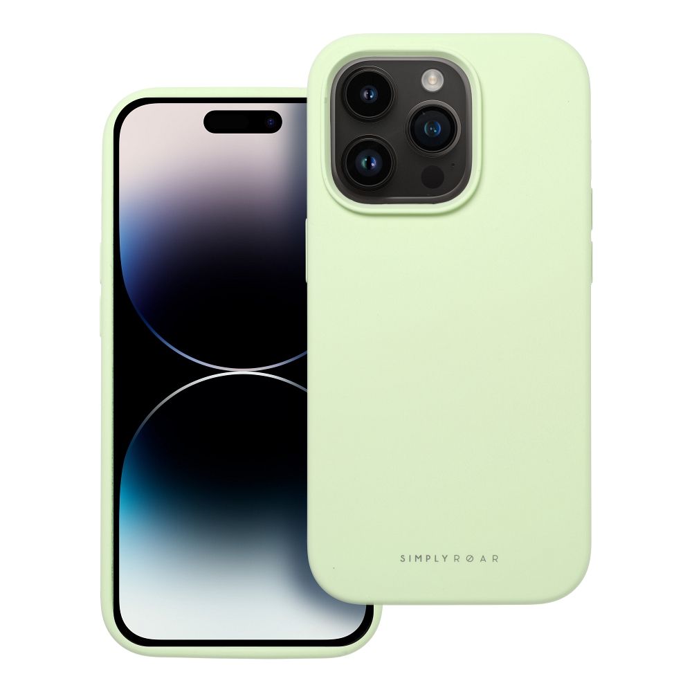 Pokrowiec etui silikonowe Roar Cloud Skin jasnozielone APPLE iPhone 16 Pro Max / 3