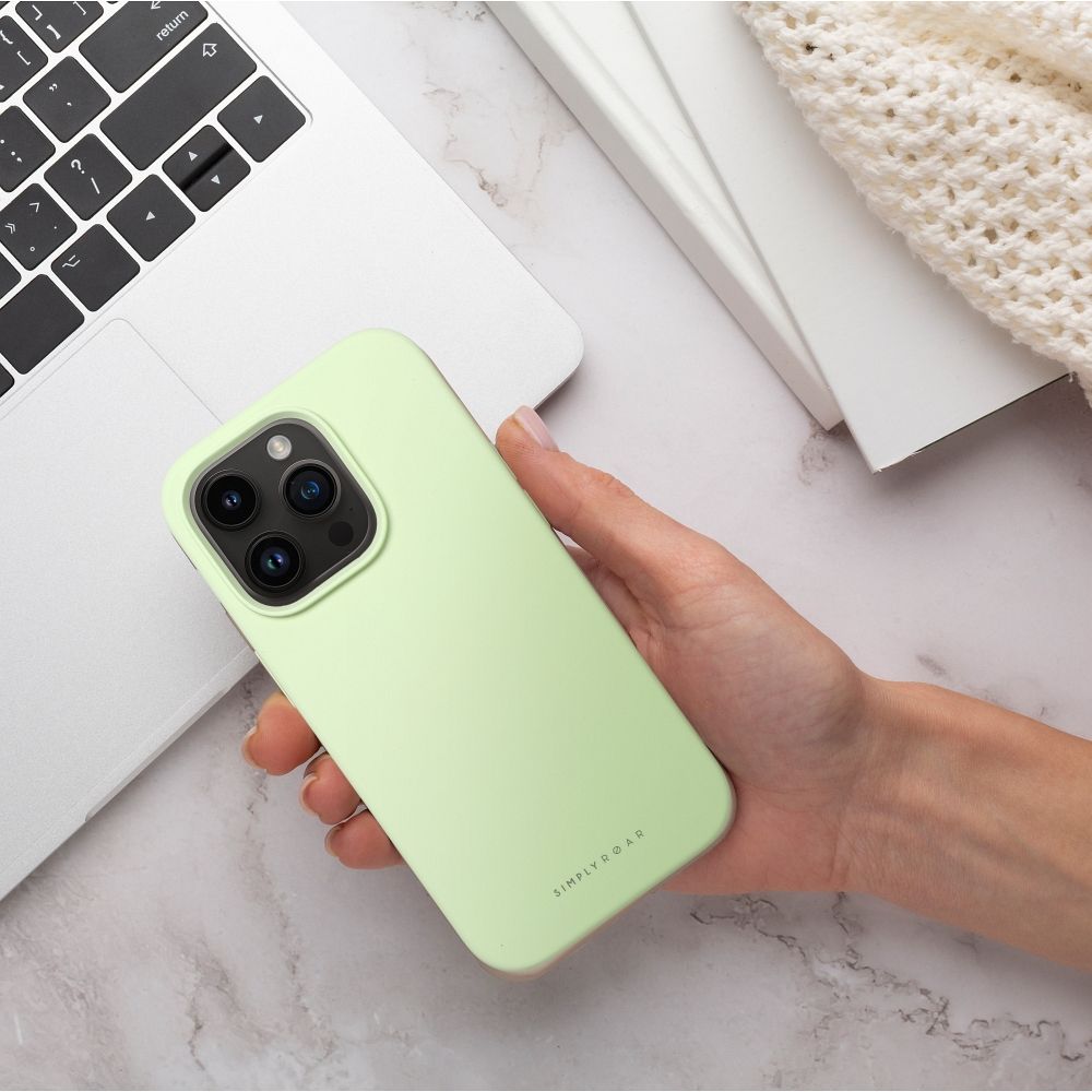 Pokrowiec etui silikonowe Roar Cloud Skin jasnozielone APPLE iPhone 16 Pro Max / 6