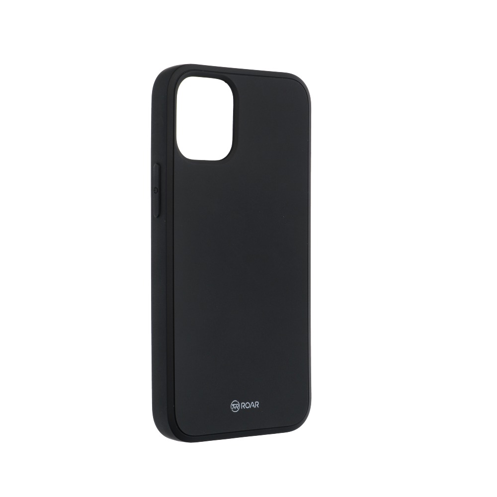 Pokrowiec etui silikonowe Roar Colorful Jelly Case czarne APPLE iPhone 12 Mini