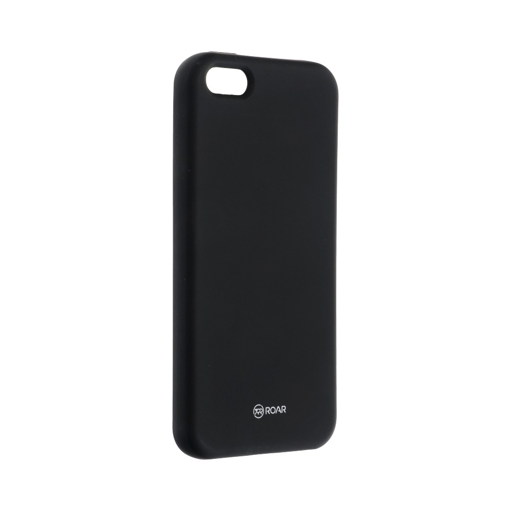 Pokrowiec etui silikonowe Roar Colorful Jelly Case czarne APPLE iPhone 5s