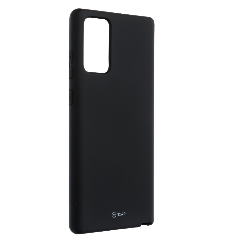 Pokrowiec etui silikonowe Roar Colorful Jelly Case czarne SAMSUNG Galaxy Note 20