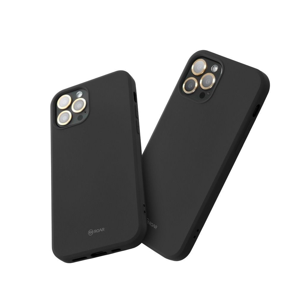Pokrowiec etui silikonowe Roar Colorful Jelly Case czarne SAMSUNG Galaxy S7 Edge / 3