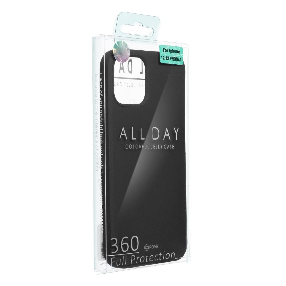 Pokrowiec etui silikonowe Roar Colorful Jelly Case czarne SAMSUNG Galaxy S7 Edge / 6