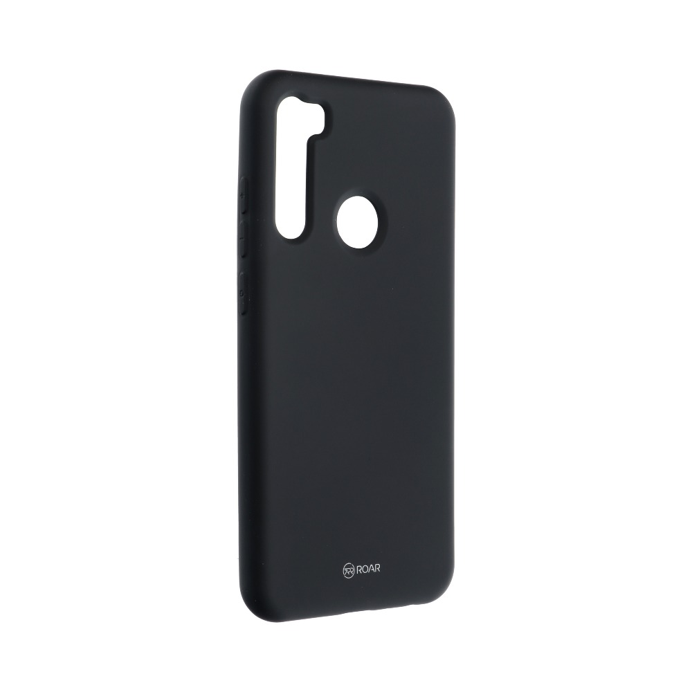Pokrowiec etui silikonowe Roar Colorful Jelly Case czarne Xiaomi Redmi Note 8