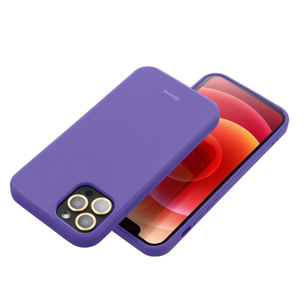 Pokrowiec etui silikonowe Roar Colorful Jelly Case fioletowe SAMSUNG Galaxy A15 5G