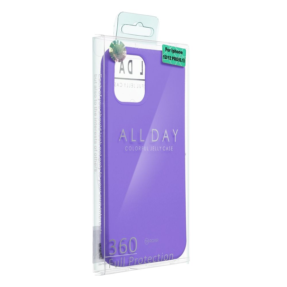 Pokrowiec etui silikonowe Roar Colorful Jelly Case fioletowe SAMSUNG Galaxy A15 5G / 5