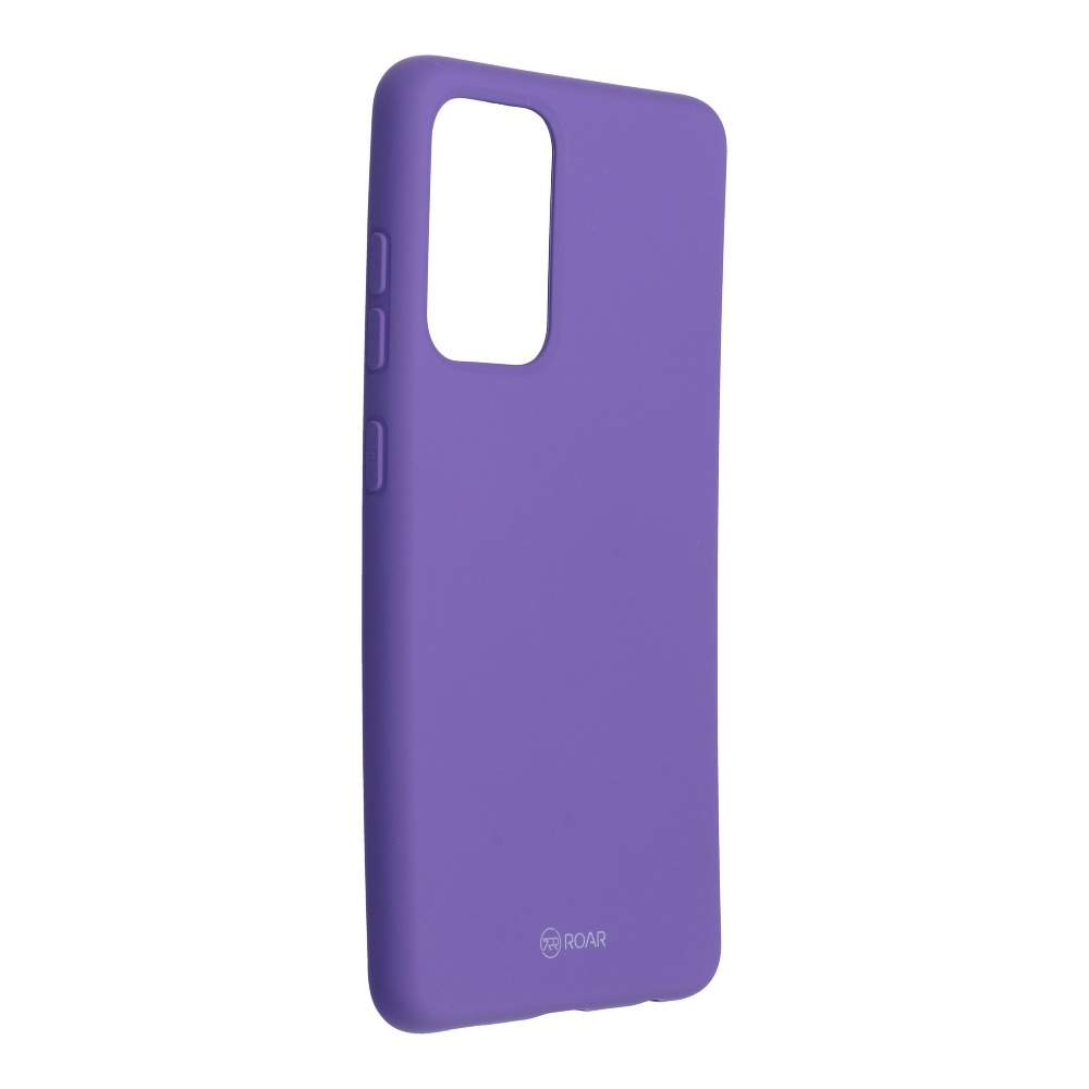 Pokrowiec etui silikonowe Roar Colorful Jelly Case fioletowe SAMSUNG Galaxy A52 5G