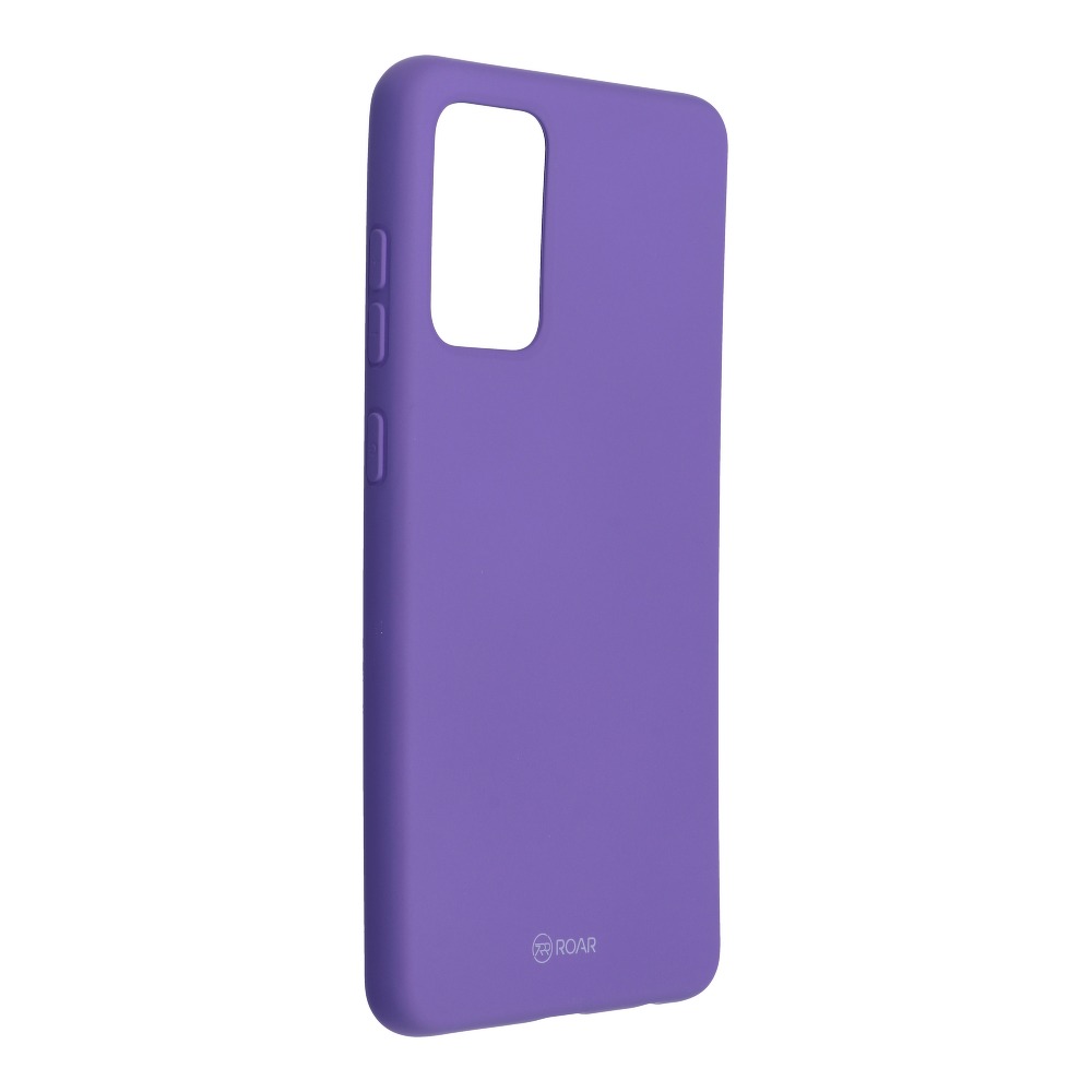 Pokrowiec etui silikonowe Roar Colorful Jelly Case fioletowe SAMSUNG Galaxy A72 5G