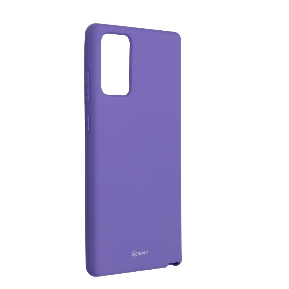 Pokrowiec etui silikonowe Roar Colorful Jelly Case fioletowe SAMSUNG Galaxy Note 20