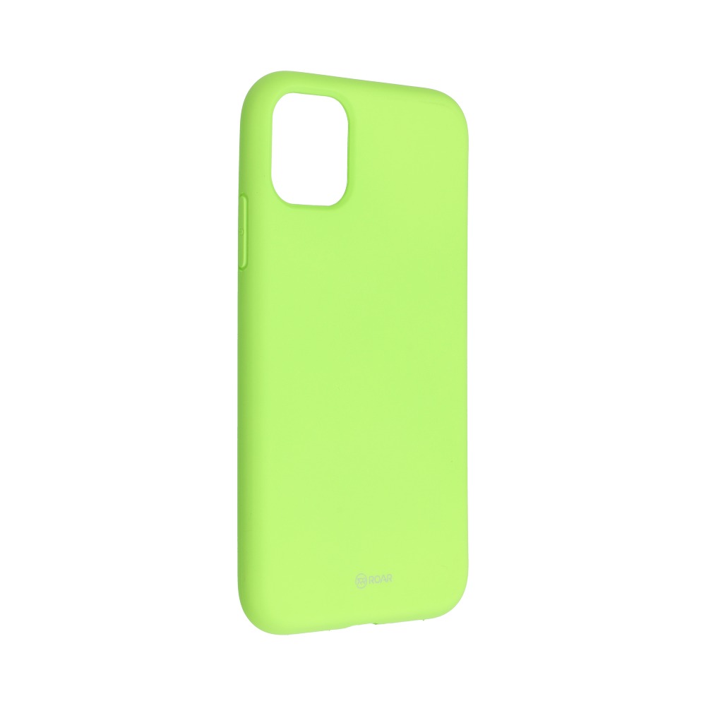Pokrowiec etui silikonowe Roar Colorful Jelly Case limonkowe APPLE iPhone 11